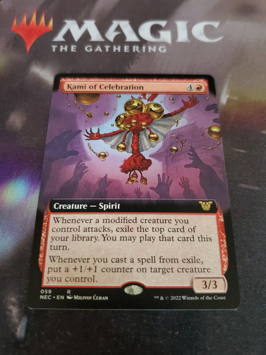 Mtg. Kami of Celebration. Extended Art. Kamigawa: Neon Dynasty. | eBay