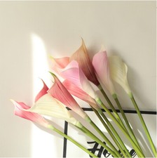 Set of 3 Calla lily per Stem 25 inch Tall Artificial Flower Stem Home Decoration