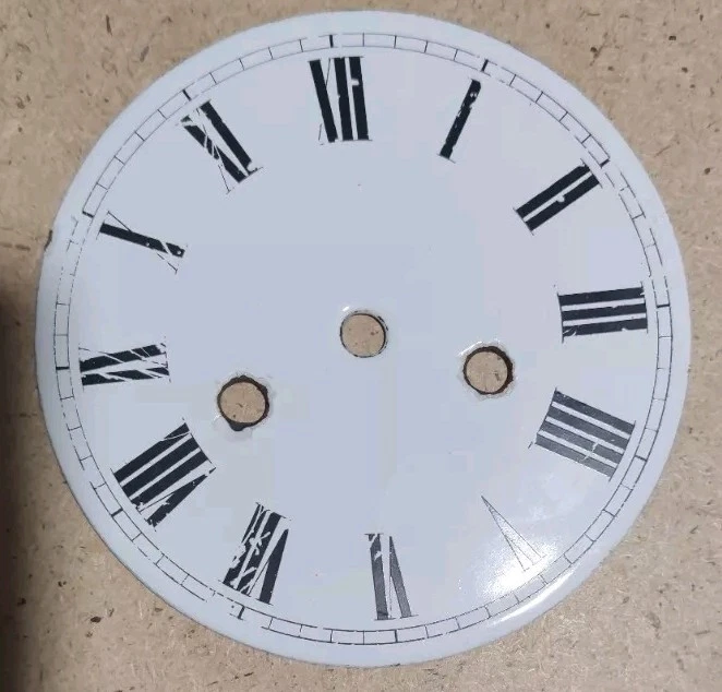 Cadran D'horloge Plat En Métal – Diamètre 240 Mm, Reproduction Pour Comtoise
