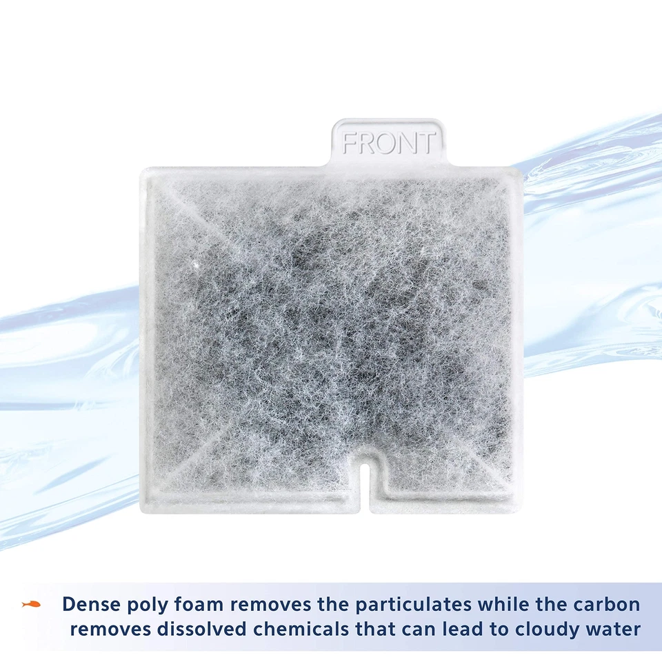 Cartuchos de filtro de repuesto Aqueon pequeños - Paquete de 6 Foto 4 de 4