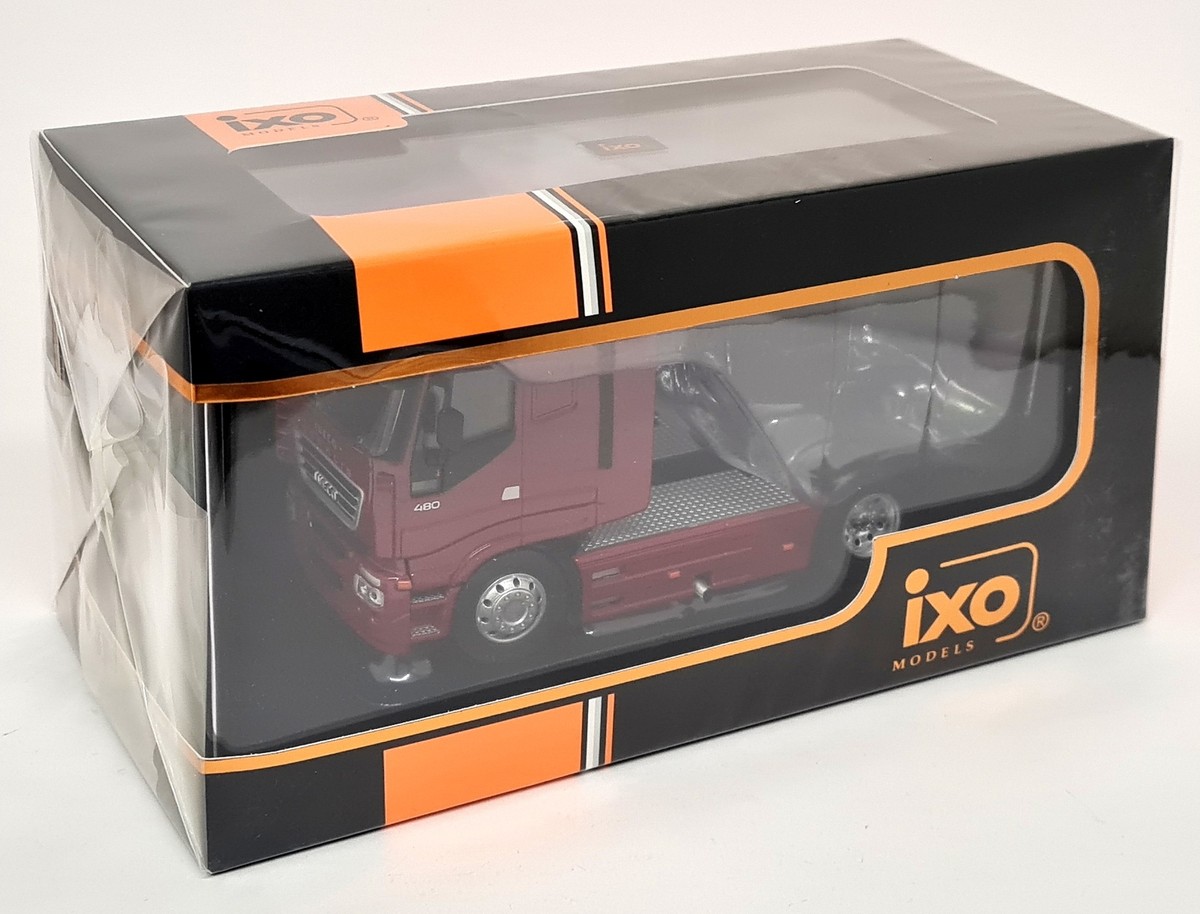ixo/イクソ イヴェコ Stralis 2012 メタリックレッド iXO 1/43 - Iveco Stralis 480 2012 Dark Red Diecast Scale
