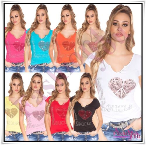 Women's Top Stretchy Everyday Casual Sexy Ladies T-Shirt One Size 6,8,10,12 UK - Picture 1 of 68