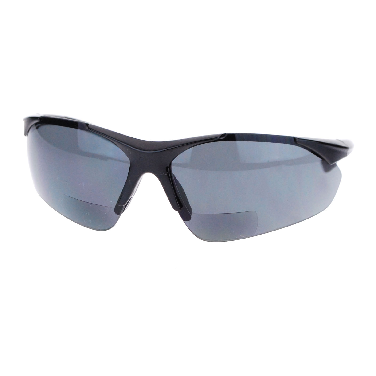 Mens Classic Half Rim Sport Warp Sunglasses or Glasses Bifocal Reading ...