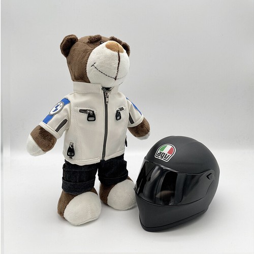 Motorcycle Bear Helmet Doll BMW Rally Bear Plush Toy Motorcycle Travel Pendant - Picture 68 of 102
