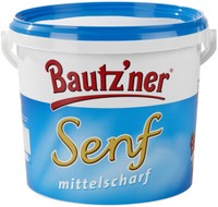 Bautzner Senf Mittelscharf 5Kg Eimer