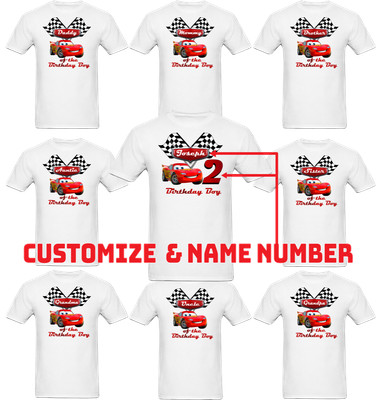 disney cars birthday shirt