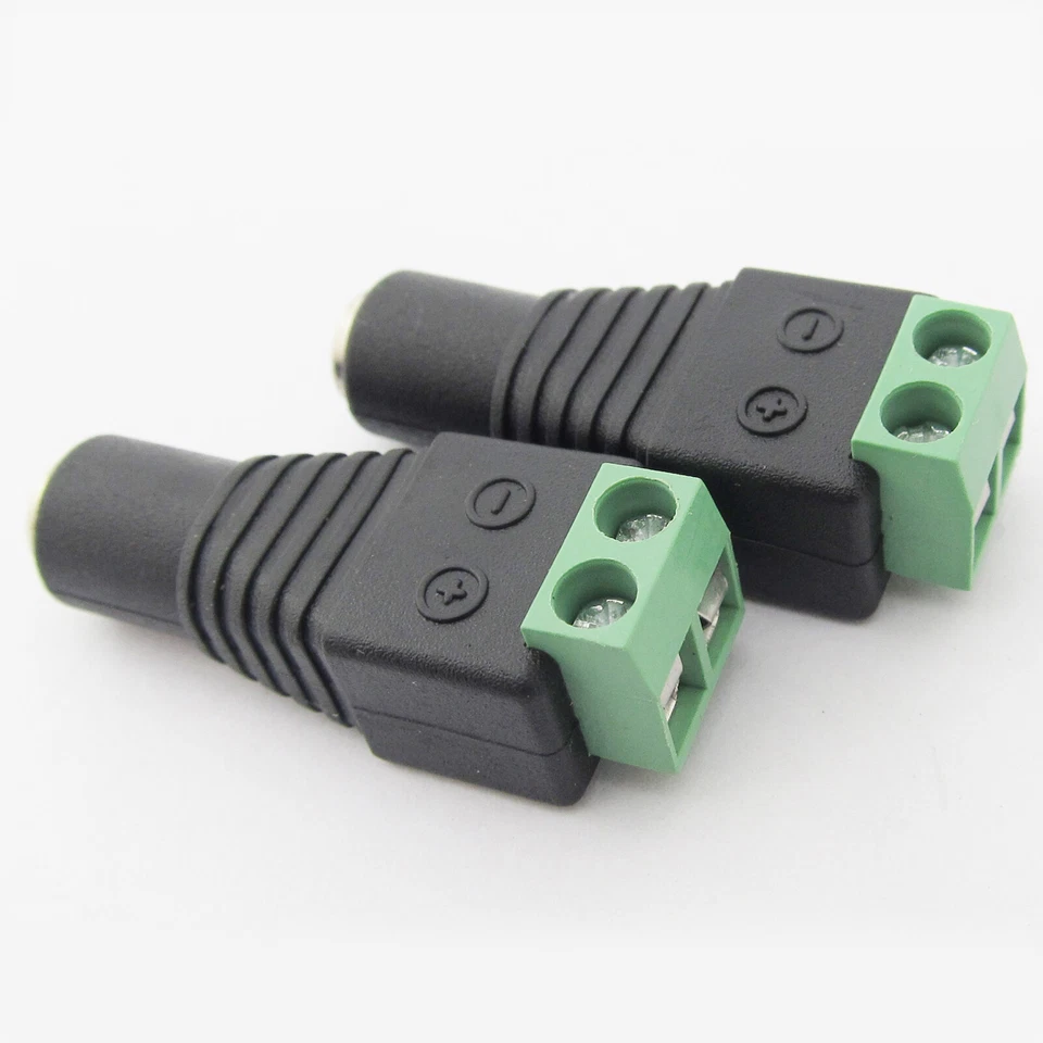 10pcs Free Solder 5.5mm x 2.1mm 2.1 DC Power Female Jack Connector For CCTV - Image 4 of 4