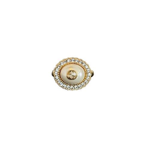 Gucci NWT Crystal Monkey Large Bronze Ring | eBay