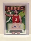 2023-24 Seth Lundy Topps Finest Rookies Refractor Autograph Rookie Card Hawks