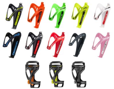 RaceOne Flaschenhalter X3 Trinkflaschen Halter Fahrrad orange rot schwarz weiß
