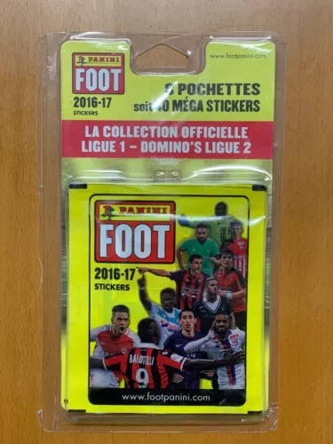 2016-17 PANINI FOOT 8 Packets Stickers Ligue 1 SEALED