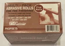 Sealed PSI Woodworking Multi Pack Abrasive Rolls For Pen Finishing 5 Rolls