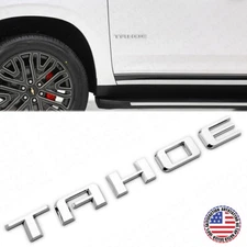 2021+ Chevy Tahoe OEM Chrome Front Side Door Vehicle Nameplate Emblem Decorate