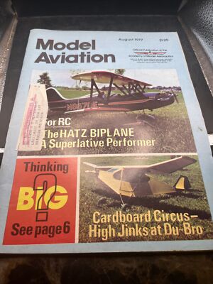 model aviation magazine, August 1977. AD