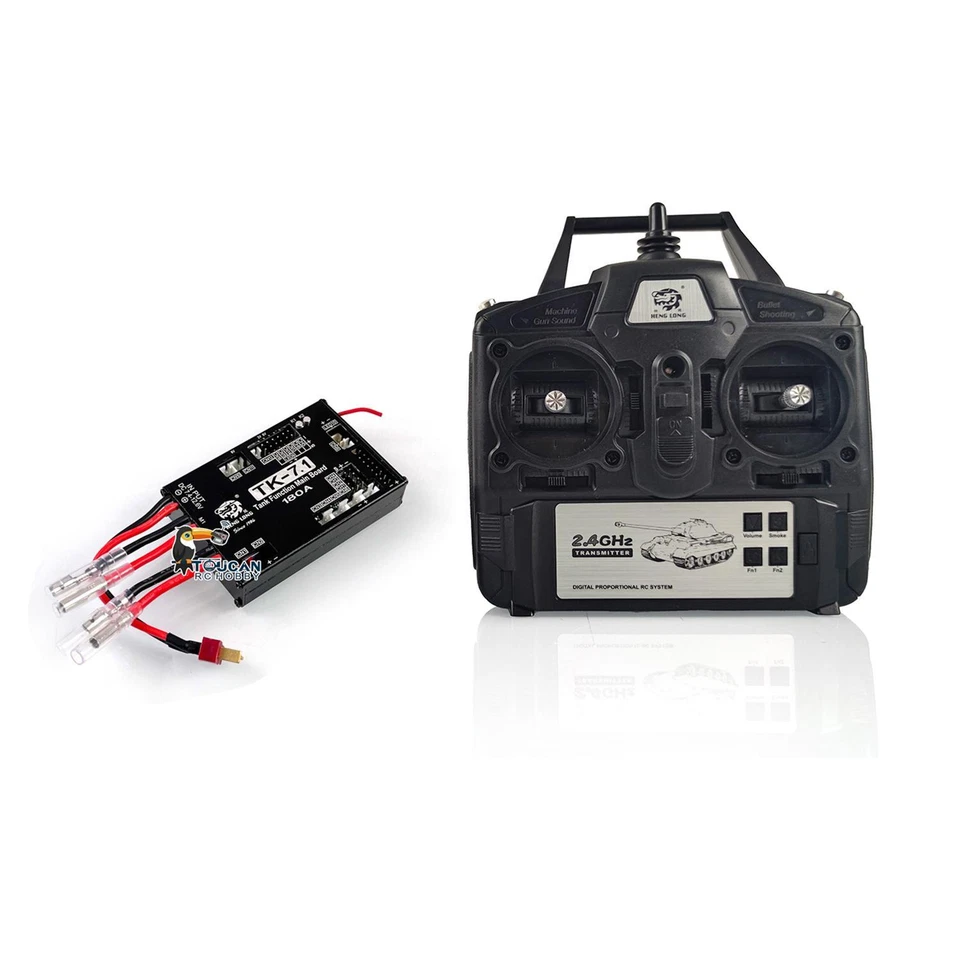 1/16 RC Henglong Tank 2.4Ghz 7.1 Generation Transmitter Main Board Bind Wire DIY - Image 2 of 4