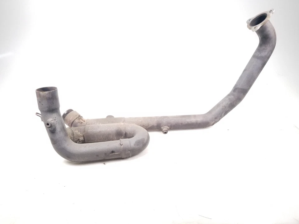 02 Aprilia Caponord ETV1000 Cabezal de escape delantero Cabezal Colector de tubo Foto 2 de 4