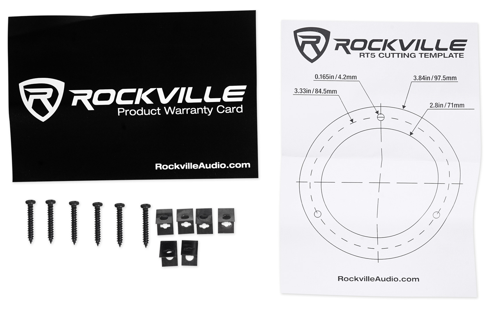 6 Алюминиевые твитеры Rockville RT5 28 CarPro с титановой диафрагмой Kapton VC