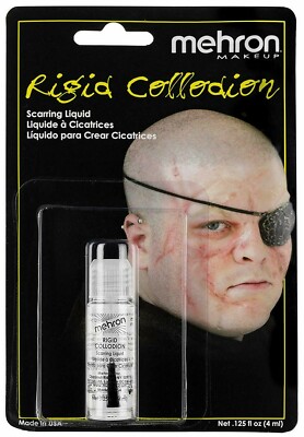 Mehron Makeup Rigid Collodion with Brush for Halloween,Special Effects, Movies !