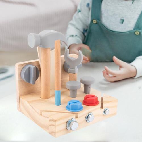 Wooden Tool Box Montessori Disassembly Set Multifunctional Repair Carpenter Tool - Picture 1 of 7
