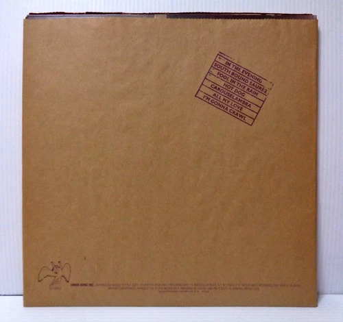 LED ZEPPELIN IN THROUGH THE OUT DOOR 1979 SWAN SONG P10726N JAPAN LP VINYL