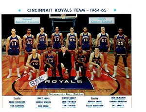 1964 1965 Cincinnati Royals 8x10 Team Photo Basketball Nba Lucas Robertson Hof Ebay