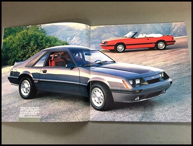 1986 Ford Mustang 24-page Original Sales Brochure Catalog - GT SVO - Image 3 of 4
