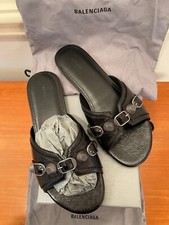 Balenciaga Le Cagole Slide Sandal Women Made in Italy size 38C US7.5 