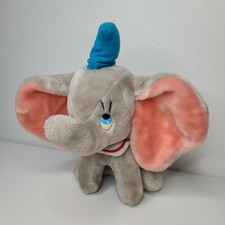Vtg Disneyland Walt Disney World Dumbo Elephant 11"Plush Stuffed Animal