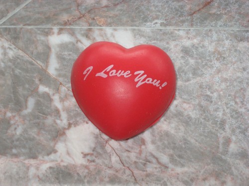 Vintage 90er Jahre I LOVE YOU! Valentinstag Herz Squishy Squeeze Spielzeug Stressabbau