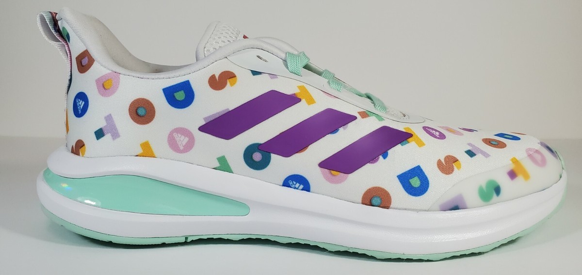 りんりん Adidas Kids Junior Fortarun X Lego Dots Sneaker Shoes Size 6