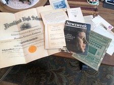 Ephemera Lot Advertising , Magazine, Diplomas Etc label junk journaling collage