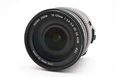 PROBLEM! SIGMA 18-125mm F3.8-5.6 DC OS HSM Lens for Canon 9607
