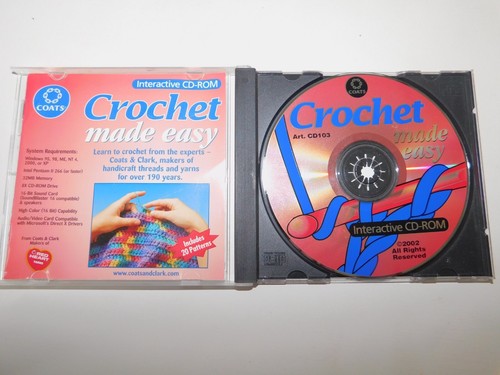 Coats & Clark Crochet Made Easy (CD-Rom, 2002) | - Picture 2 of 2