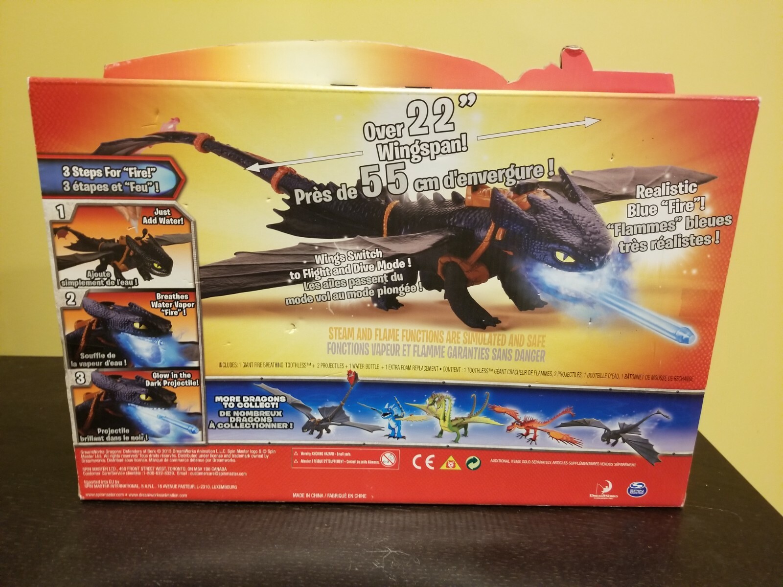 dreamworks dragons giant fire breathing toothless