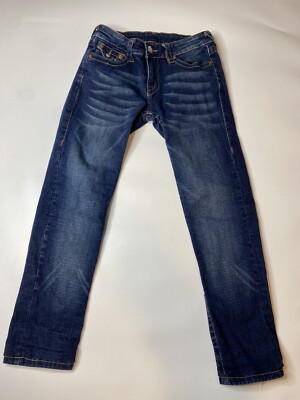 True Religion Y2K Joey Big T Rainbow 28 Embroidered Pocket True Religion Y2K Joey Big T Rainbow 28 Embroidered Pocket