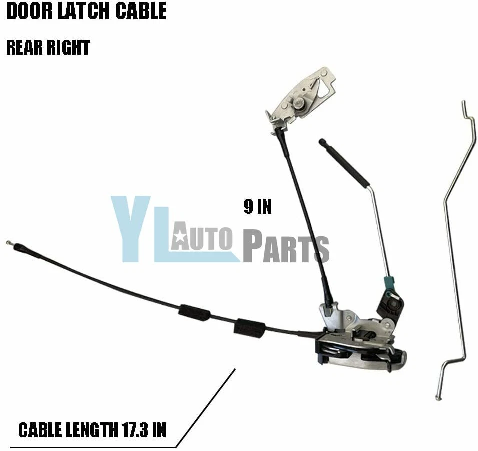 Rear Right Door Latch Cable & Rod 92-14 Ford E150 E250 E350 /OE:AC2Z15431A02A - Image 4 of 4