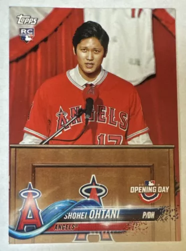 Shohei Ohtani 2018 Topps Opening Day Rookie Card  #200 (7112)