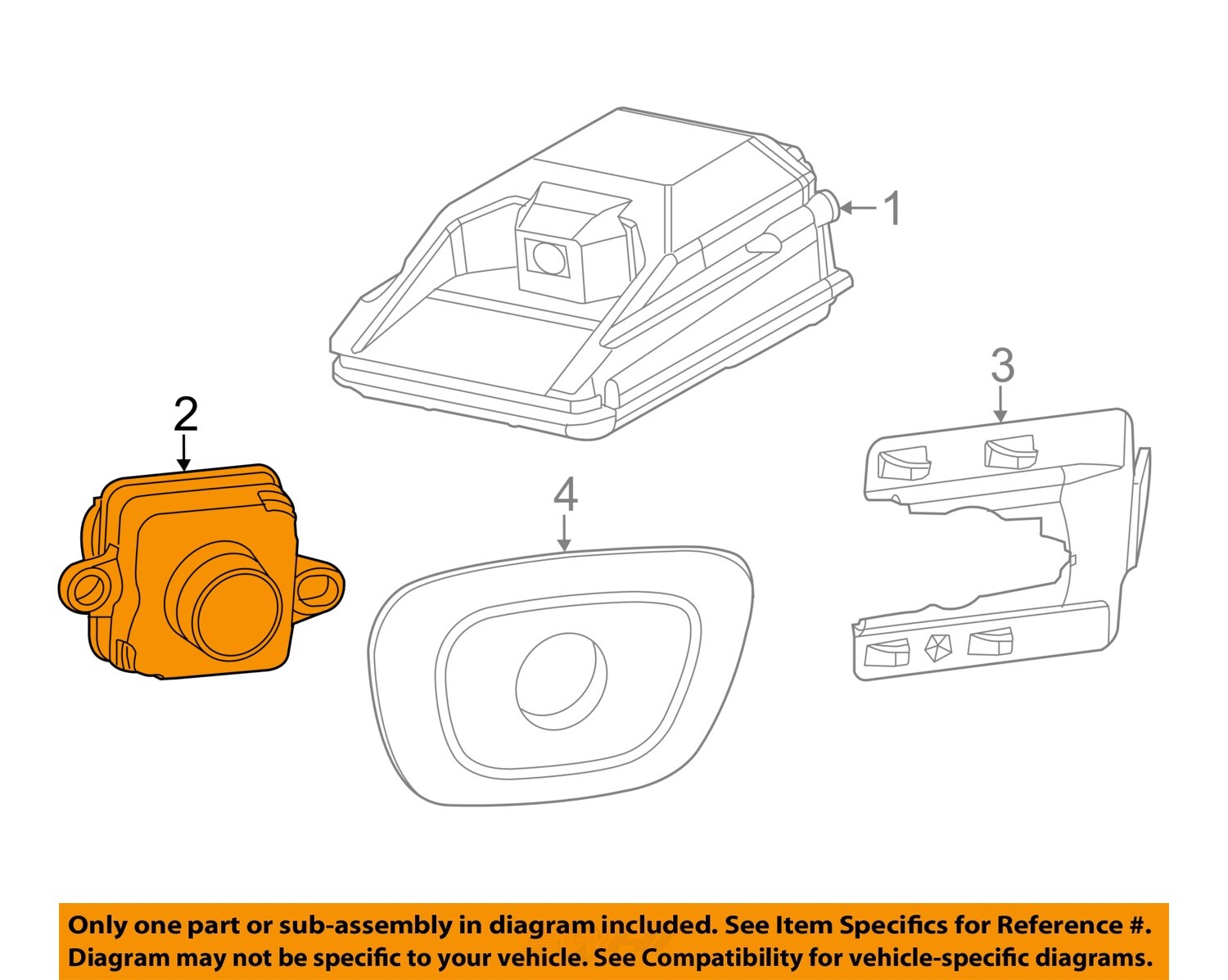 Used Deck Lid fits: 2018 Jeep Cherokee w/rear view camera privacy tint glass Gra