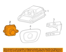 Used Deck Lid fits: 2014 Jeep Cherokee w/rear view camera privacy tint glass Gra