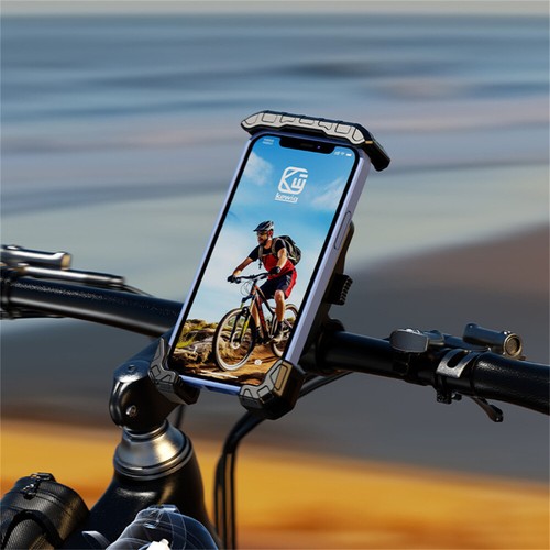 360° Universal Handyhalterung Handy Halter Smartphone Motorrad Fahrrad MTB NEU - Zdjęcie 11 z 20
