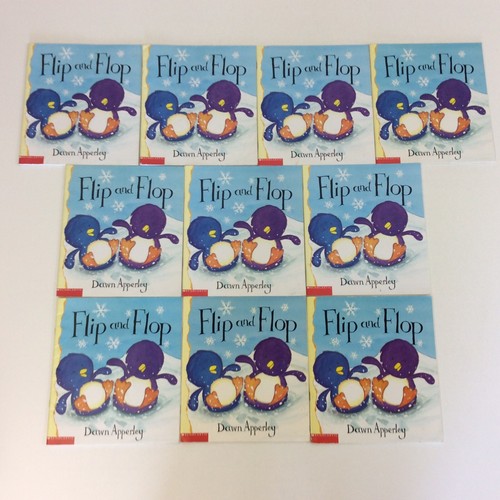 Flip & Flop Apperley Penguins Teacher Guided Kindergarten 1st Grade 10 Book Lot