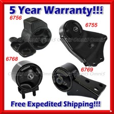 K617 Fits 1998-2000 Kia Sephia 1.8l Manual Motor Transmission Mount Set 4pc
