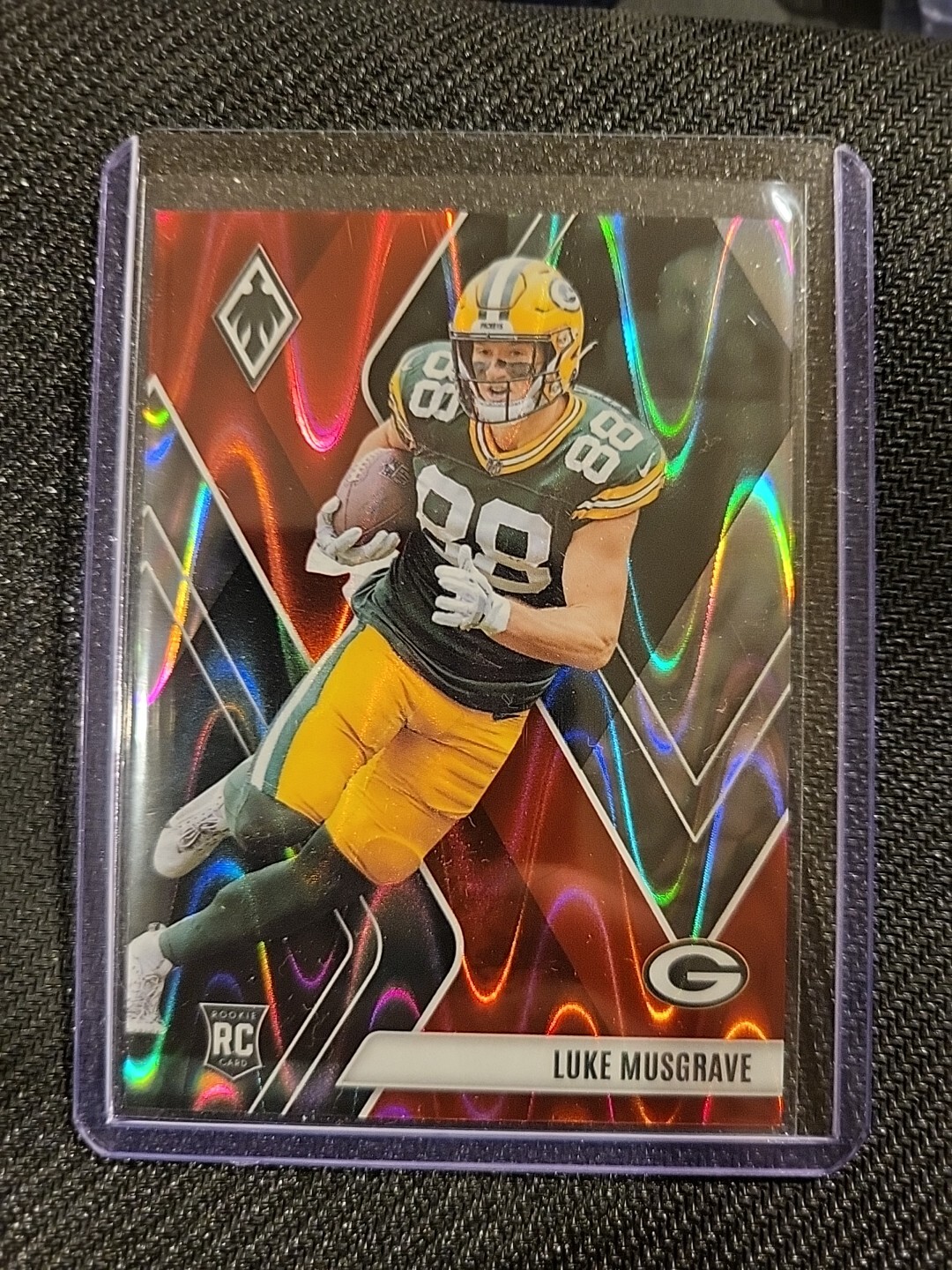 2023 Phoenix LUKE MUSGRAVE #160 Red Seismic Variation RC /199 PACKERS