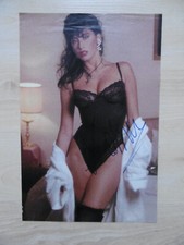 Sabrina Salerno autograph signed A4 magazine image