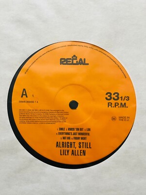 LILY ALLEN / ALRIGHT, STILL 2006 EU ORIGINAL LP Regal