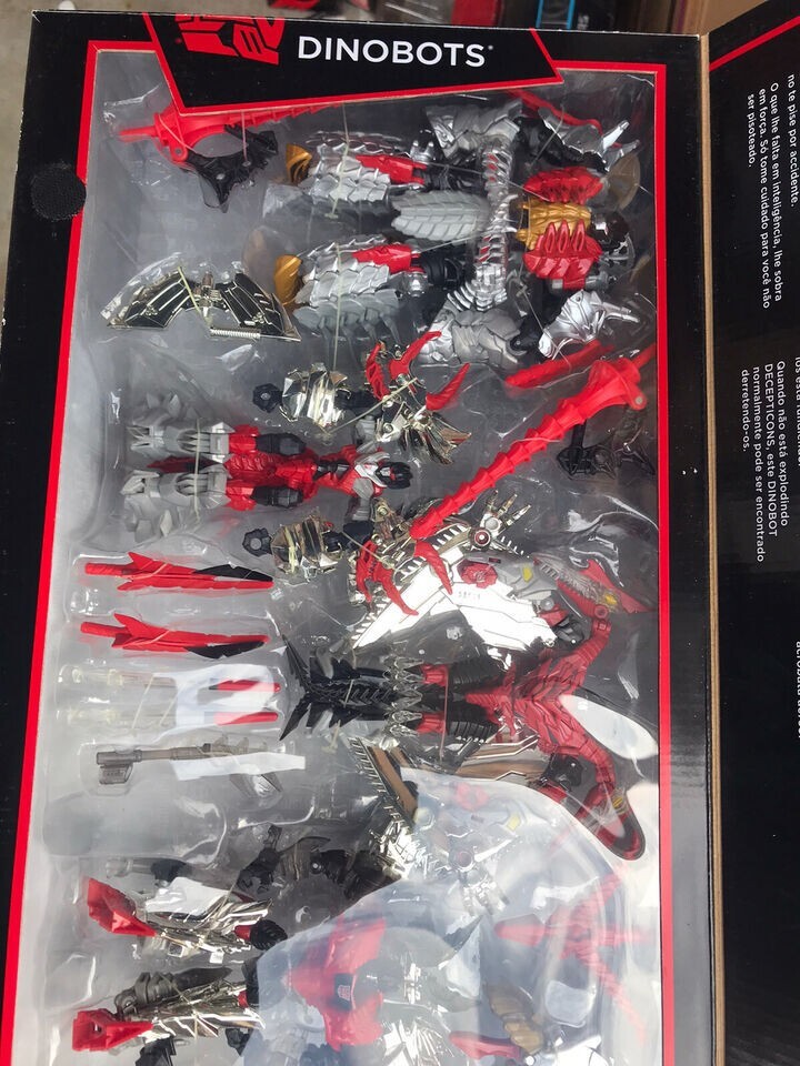 Transformers Age Extinction Platinum Dinobots G1 Color Gift Set