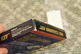 Vintage Nintendo NES Cleaning Kit Original - BOX ONLY w/ Pad
