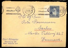 Germany #Mi159 Cover Hamburg to Denmark 24.8.53 CDS Henri Dunant [B330]