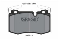 Bremsbelagsatz BremsklöTze FüR Mini Mini Roadster R59 R57 R56 R55 R58
