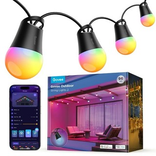GOVEE H7038 Outdoor String Lights 2 30 Bulb 96 Ft WiFi App Control Z72